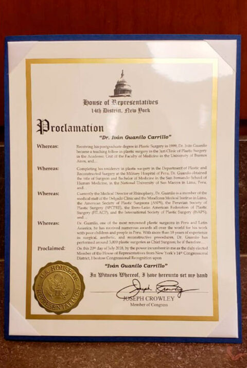 reconocimiento del dr guanilo